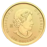 Gorączka Złota Klondike 1 uncja 2023 złota moneta awers