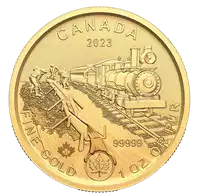 Gorączka Złota Klondike Passage for Gold 1 uncja 2023 - złota moneta