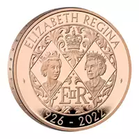 Her Majesty Queen Elizabeth II 2022 £5 Proof rewers