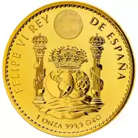 Hiszpański Koń 1 uncja złota moneta awers