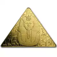 Isle of Man Tutankhamun - Death Mask 1 uncja 2008 PF69 Ultra Cameo - złota moneta