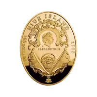 Jajko Faberge 3 uncje 2012 złota moneta awers