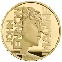 John Lennon 1/4 uncji 2025 Proof - złota moneta