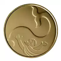 Jonah in the Whale 10 NIS 2010 Proof - złota moneta