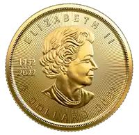 Kanadyjski Liść Klonowy 1/10 uncji 2023 Treasured awers