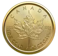 Kanadyjski Liść Klonowy 1/10 uncji 2023 Treasured rewers