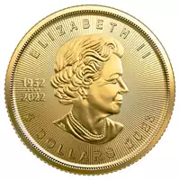 Kanadyjski Liść Klonowy 1/10 uncji 2023 - złota moneta