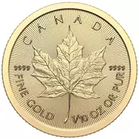 Kanadyjski Liść Klonowy 1/10 uncji 2024 - złota moneta