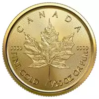 Kanadyjski Liść Klonowy 1/20 uncji 2023 - złota moneta
