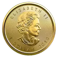 Kanadyjski Liść Klonowy 1/20 uncji - złota moneta