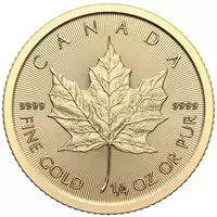 Kanadyjski Liść Klonowy 1/4 uncji 2024 - złota moneta