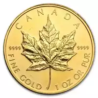 Kanadyjski Liść Klonowy 1 uncja 2011 rewers