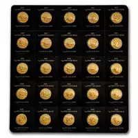 Maplegram Kanadyjski Liść Klonowy 25x1 gram - złota moneta