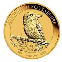 Kookaburra 1/10 uncji 2021 - złota moneta