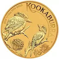 Kookaburra 1/10 uncji 2023 - złota moneta