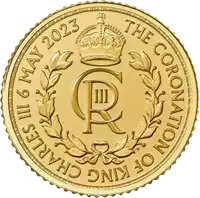 Koronacja Jego Królewskiej Mości Króla Karola III 1/10 uncji 2023 - złota moneta