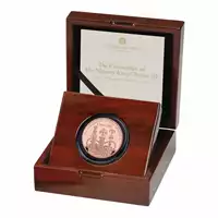 Koronacja Jego Królewskiej Mości Króla Karola III 5 GBP 2023 Proof - złota moneta