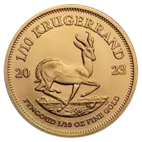 Krugerrand 1/10 uncji 2023 - złota moneta