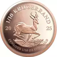 Krugerrand 1/10 uncji 2025 Proof - złota moneta