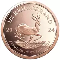 Krugerrand 1/2 uncji 2024 Proof - złota moneta