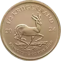 Krugerrand 1/2 uncji 2024 - złota moneta