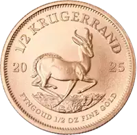 Krugerrand 1/2 uncji 2025 - złota moneta