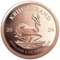 Krugerrand 2 uncje 2024 Proof - złota moneta