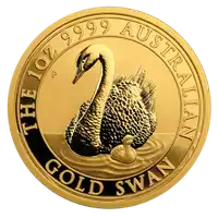 Łabędź Australijski 1 uncja 2018 - złota moneta
