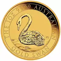 Łabędź Australijski 1 uncja 2021 - złota moneta