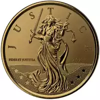 Lady Justice 1 uncja 2024 Proof - złota moneta