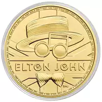 Legendy Muzyki: Elton John 1 uncja 2021 - złota moneta