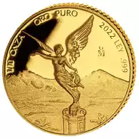 Libertad Meksyk 1/10 uncji 2022 Proof - złota moneta