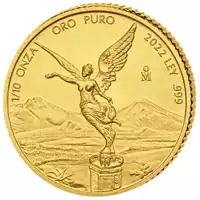 Libertad Meksyk 1/10 uncji 2022 - złota moneta