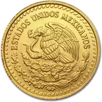 Libertad Meksyk 1/10 uncji 2023 złota moneta rewers