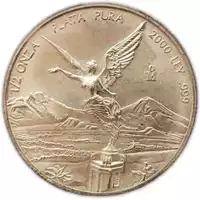 Libertad Meksyk 1/2 uncji 2000 - złota moneta