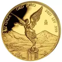 Libertad Meksyk 1/2 uncji 2021 Proof - złota moneta