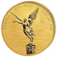 Libertad Meksyk 1/2 uncji 2022 Reverse Proof - złota moneta