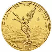 Libertad Meksyk 1/4 uncji 2022 - złota moneta