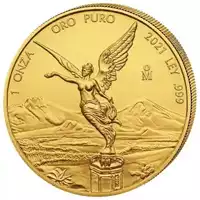 Libertad Meksyk 1 uncja 2021 - złota moneta