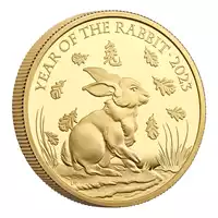 Lunar: Rok Królika 2023 1 uncja UK Proof - złota moneta