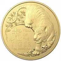 Lunar: Rok Tygrysa 2022 1 uncja RAM - złota moneta