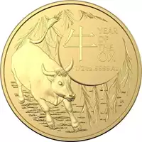 Lunar: Rok Wołu 2021 1/2 uncji RAM - złota moneta