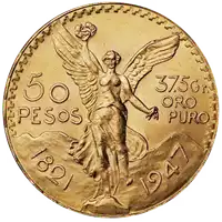 Meksykańskie 50 Pesos - złota moneta