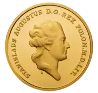 Merentibus 1/4 uncji złota moneta awers