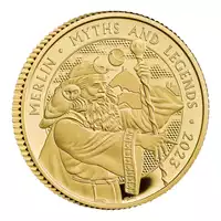 Mity i Legendy: Merlin 1/4 uncji 2023 Proof - złota moneta