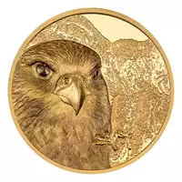 Mongolian Falcon 1 uncja 2023 Proof Ultra High Relief awers