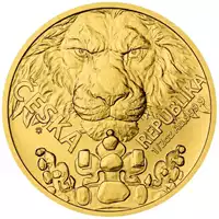 Niue Czech Lion 1/2 uncji 2023 - złota moneta