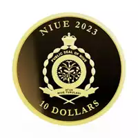 Niue Equilibrium 1/10 uncji 2023 Prooflike awers