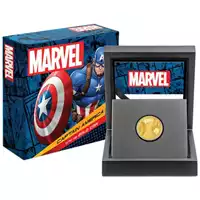 Niue Marvel - Captain America 1/4 uncji 2023 Proof pudełko