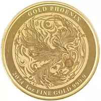 Niue: Phoenix 1 uncja 2024 Prooflike - złota moneta